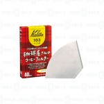 【日本】Kalita 咖啡屋先生 103漂白濾紙40入